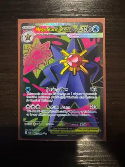 Mega Starmie ex Full Art Ultra Rare 102/088 Pokemon ME: Perfect Order - Image 1