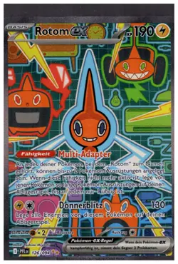 Rotom EX PFL126/094 Special Illustration Rare Fatale Flammen 2025 Pokemon GER - Image 1
