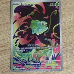 Bulbasaur Mega Evolution Special Illustration Rare 133/132 Pokemon TCG - Image 1