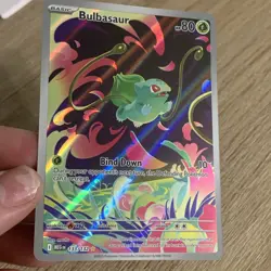 Bulbasaur Mega Evolution Special Illustration Rare 133/132 Pokemon TCG - Image 2