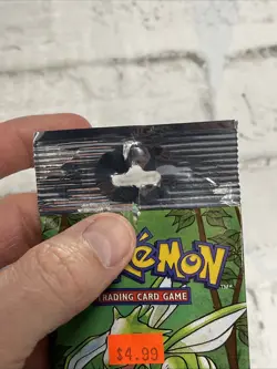 Pokemon TCG Jungle Booster Pack Open/EMPTY Scyther Pokemon Nintendo WOTC Vintage - Image 3