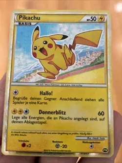 Pikachu PW Holo Pokemon 2010 World Collection - German Foil Rare Tcg Wow - Image 1