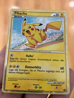 Pikachu PW Holo Pokemon 2010 World Collection - German Foil Rare Tcg Wow - Image 2