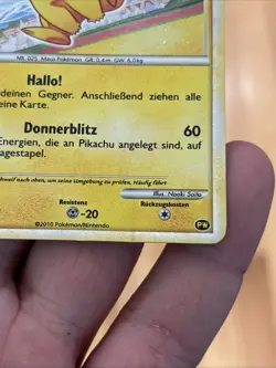 Pikachu PW Holo Pokemon 2010 World Collection - German Foil Rare Tcg Wow - Image 5