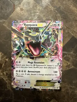 Pokemon TCG Rayquaza EX XY69 Shiny Black Star Promo Holo Rare - Image 1