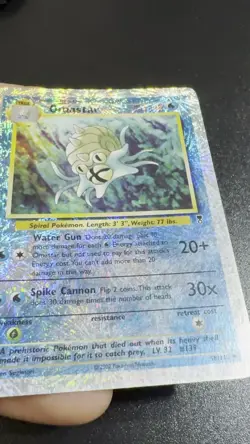 Omastar Legendary Collection 2002 Reverse Holo Pokemon TCG 58/110 - Image 2