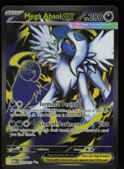 MEGA ABSOL EX 161/132 ULTRA RARE MEGA EVOLUTION POKEMON NM/M - Image 1