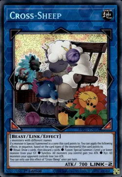 Cross-Sheep - Prismatic Secret Rare 1st Edition MP21-EN018 - NM - YuGiOh - Image 1