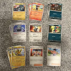 Pokemon TCG Prismatic Evolutions bulk lot ~140 Card Lot w/ Holos & Pokeballs - Image 2