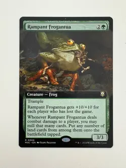 Rampant Frogantua Extended Borderless MTG Magic the Gathering Card NM Mint M3C - Image 1