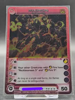 Chaotic Card : (2/5 Max) Magmon Engulfed Alliances Unraveled Rare Creature DMG - Image 1