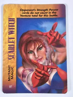 Marvel Overpower 7 Card Lot Scarlet Witch Witchcraft Spontaneous Combustion Cha - Image 5