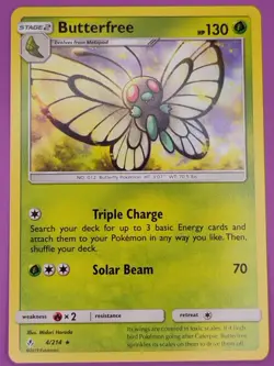 Butterfree 4/214 Unbroken Bonds Regular Finish Pokemon Card - Image 1