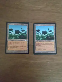 2 Magic The Gathering Lotus Vale Weatherlight Edition cards - Image 1