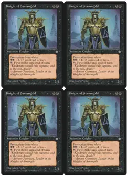 MTG Knight of Stromgald x4 Ice Age Uncommon NM/LP Playset - Image 1