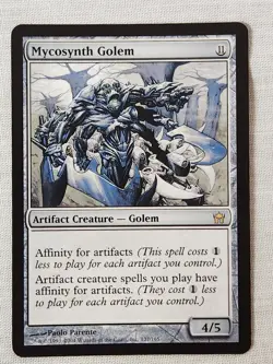 NM Mycosynth Golem Fifth Dawn Mtg Magic the Gathering - Image 1