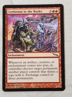 NM Confusion in the Ranks Mirrodin Mtg Magic the Gathering - Image 1