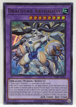 Yugioh Asian-English Dracotail Arthalion DBJH-AE006 Ultra Rare - Image 1