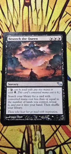 Beseech the Queen Shadowmoor Regular Sorcery Uncommon MTG NM - Image 1