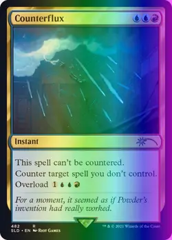 MTG Magic the Gathering Counterflux (482/3004) Secret Lair Drop Series LP FOIL - Image 1