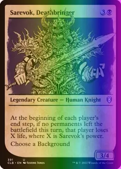 Sarevok, Deathbringer (391/1080) CLB LP FOIL - Image 1