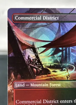 Magic The Gathering (MTG) Commercial District Borderless Foil (324) - Image 3