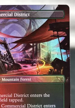 Magic The Gathering (MTG) Commercial District Borderless Foil (324) - Image 4