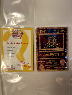 Ancient Mew Pokemon Promo 1999-2000 - Image 1