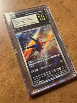 CGC 10 Pristine Latios 070/064 AR Art Rare Paradise Dragona sv7a Pokemon Card - Image 2
