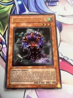 ULTIMATE INSECT LV3 ULTI 1ST FRENCH RDS-EN007 FR007 LIGHT PLAY YUGIOH - Image 1