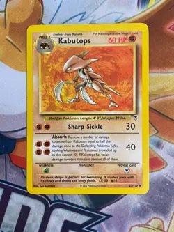 Kabutops - 27/110 - Pokemon Card Legendary Collection Rare - MP - Image 1