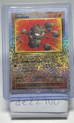Pokemon TCG Geodude Reverse Holo Card 77/110 Legendary Collection 2002 - Image 1