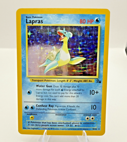 Pokemon TCG - Lapras 10/62 - Holo Unlimited Fossil - Image 1