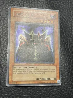 Yugioh Lord Of D. SDK-041 Foil Shift Misprint Error - Image 2