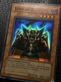 Yugioh Lord Of D. SDK-041 Foil Shift Misprint Error - Image 3