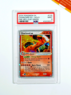 Pokemon PSA 9 Charizard Ex #105 Holo Ex Fire Red & Leaf Green 2004 English - Image 1