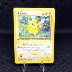 Clean - Pokemon Pikachu Common First 1st Edition Jungle WOTC PSA Gradable - Image 1