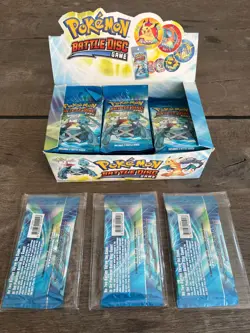 *FLASH SALE* 3x *RARE* 2011 Sealed Pokemon Booster Pack - Battle Disc Game - Image 2
