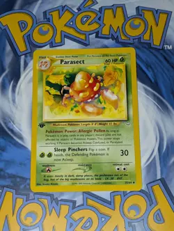 Parasect 35/64 1st Edition & Paras 47/64 1st Edition Neo Revelation Pokemon Nm-M - Image 2