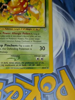 Parasect 35/64 1st Edition & Paras 47/64 1st Edition Neo Revelation Pokemon Nm-M - Image 4