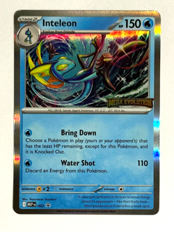 Pokemon TCG Inteleon MEP 002 Promo ME: Mega Evolution Promos - Image 1