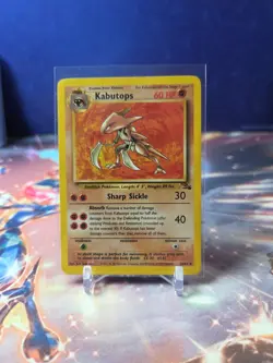 Pokemon TCG Kabutops 24/62 Fossil Regular Non Holo Rare LP - Image 1