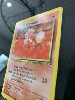 Pokemon TCG Blaine's Growlithe Gym Heroes 62/132 Regular Unlimited Common - Image 2