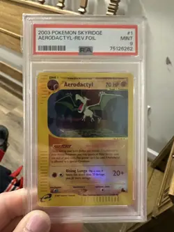 Pokemon Skyridge Aerodactyl Reverse Holo 1/144 PSA 9 - Image 1