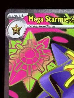 Mega Starmie ex 102/088 - Full Art Ultra Rare - Pokemon TCG: Perfect Order - NM - Image 3