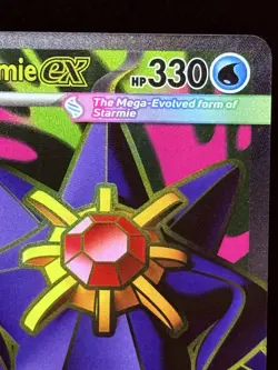 Mega Starmie ex 102/088 - Full Art Ultra Rare - Pokemon TCG: Perfect Order - NM - Image 4
