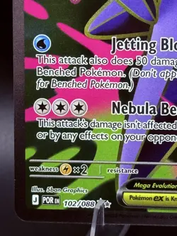 Mega Starmie ex 102/088 - Full Art Ultra Rare - Pokemon TCG: Perfect Order - NM - Image 5