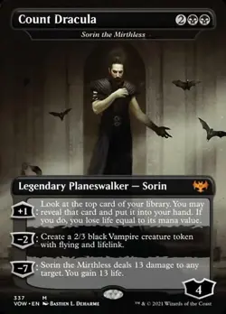 Count Dracula -Foil Light Play MTG Innistrad: Crimson Vow - Image 1