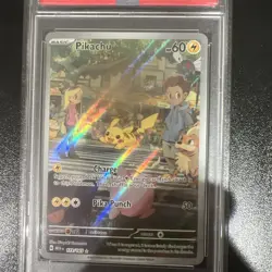 2023 POKEMON MEW EN-151 ILLUSTRATION RARE #173 PIKACHU PSA 10 - Image 3