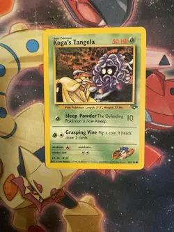 1x - Koga's Tangela - 81/132 - Common - Unlimited Edition LP, English Pokemon - Image 1